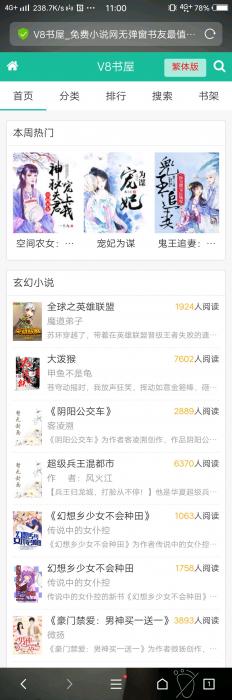 非常好看的小说网站源码带教程-一生相随博客