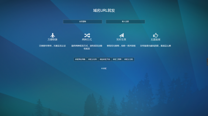 PHP域名url转发源码支持隐性转发-一生相随博客
