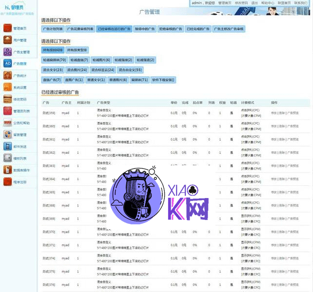ASP.NET 乘风广告联盟系统源码 v6.6-一生相随博客