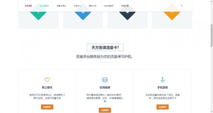天谭简洁商品介绍官方源码HTML-一生相随博客