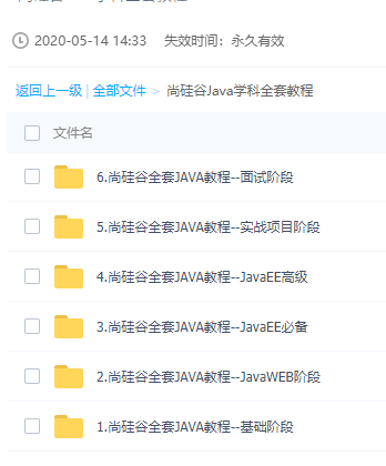某x硅古Java全套视频教程，仅供学习。-一生相随博客