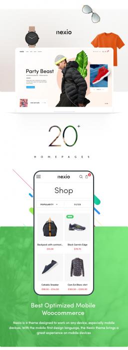 WordPress主题Nexio v1.0.7 时尚服装WooCommerce商店主题-一生相随博客