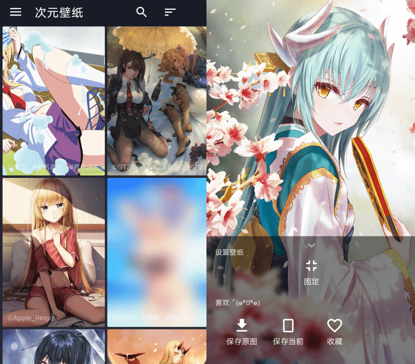 次元壁纸v2.4.0 纯粹简洁的二次元壁纸-一生相随博客