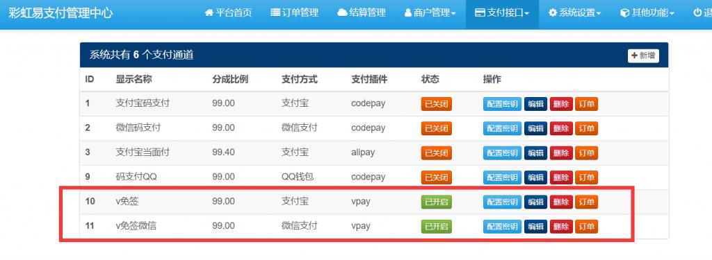 V免签对接易支付实现免签约支付接口-一生相随博客