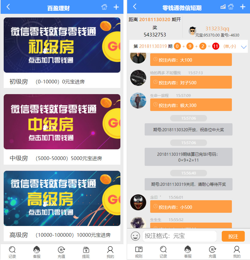 28理财改版多房间版本28源码 可二开开发+需要更换采集-一生相随博客