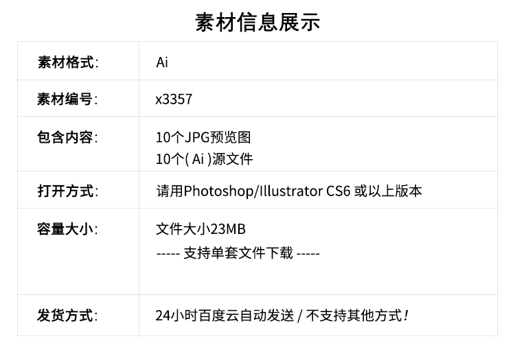 2022新年春节剪纸卡通可爱标签AI矢量设计素材插图3