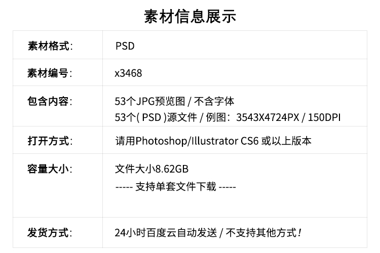 2022新年虎年背景春节喜庆PSD素材模板图插图3