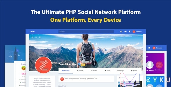Sngine – 终极PHP社交网络平台 v3.4 带手机APP-一生相随博客